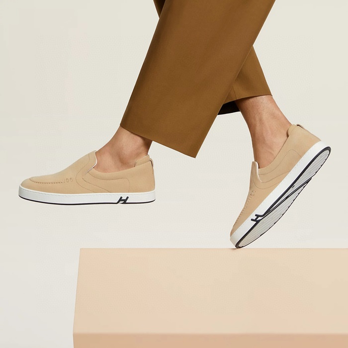 エルメスユニセックスキディスリッポンスニーカー-s6282