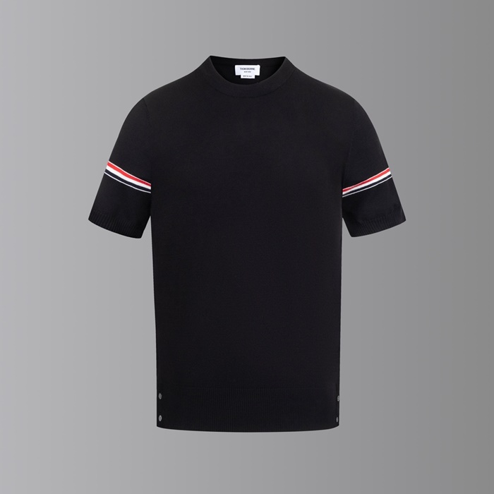 トムブラウンメンズラウンド半袖Tシャツc7627