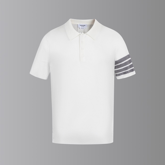 トムブラウンメンズポロ半袖Tシャツc7641
