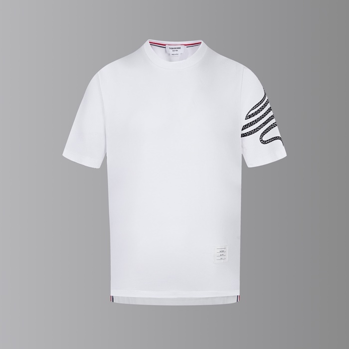 トムブラウンメンズラウンド半袖Tシャツc7653