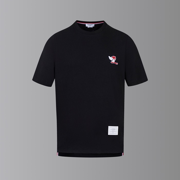 トムブラウンメンズラウンド半袖Tシャツc7658