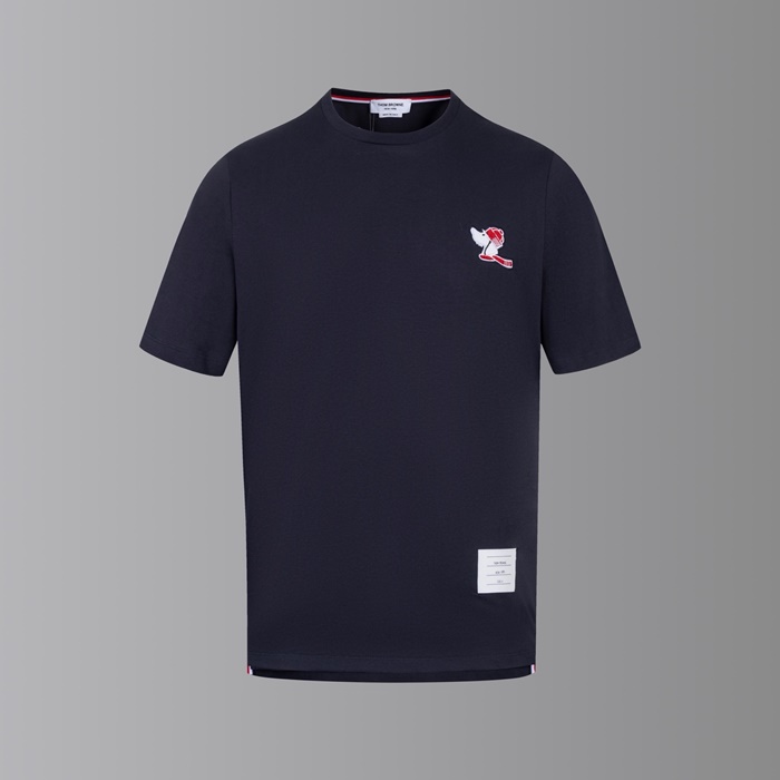 トムブラウンメンズラウンド半袖Tシャツc7660