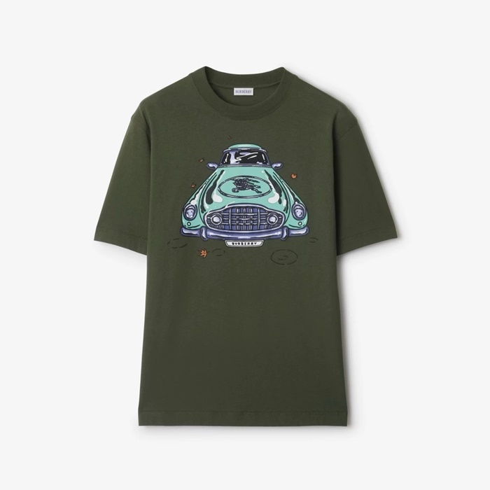 バーバリーメンズラウンド半袖Tシャツc7680