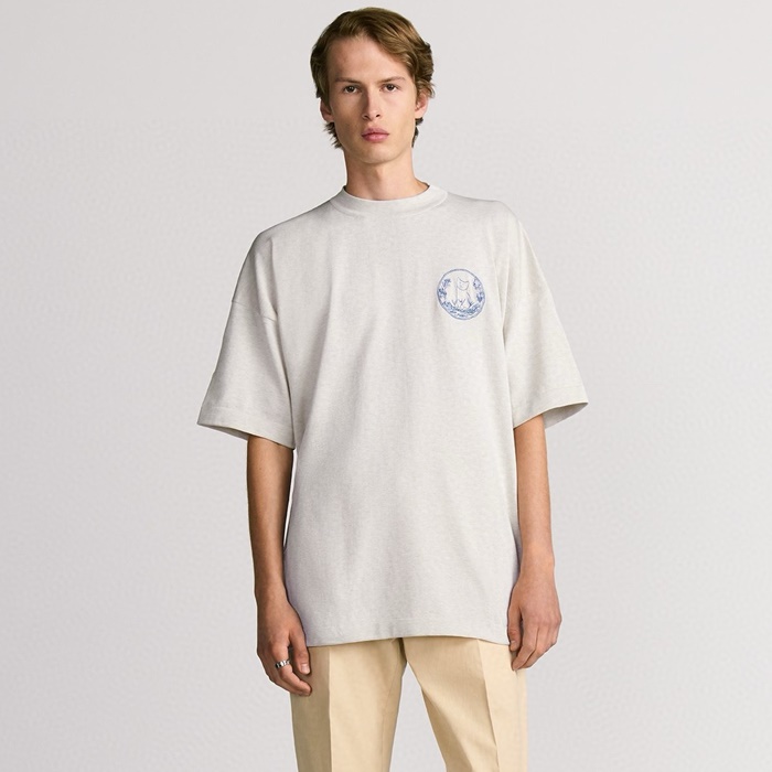 ディオールメンズラウンド半袖Tシャツc7690