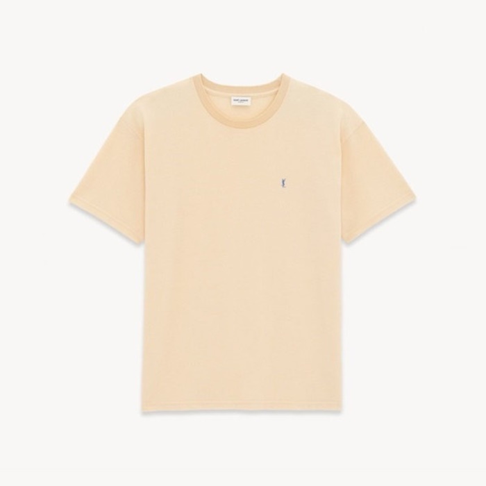 サンローランメンズラウンド半袖Tシャツc7730