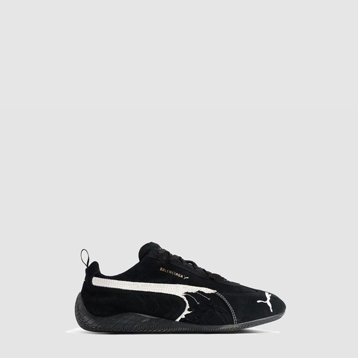 バレンシアガユニセックススピードキャットスエードスニーカーs6388