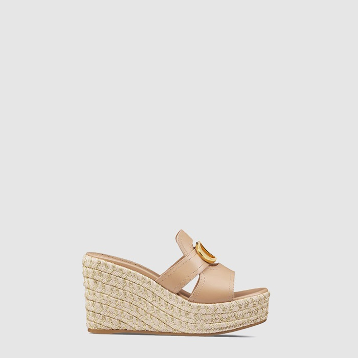 ディオールレディース30ミュールウェッジヒール30s6514