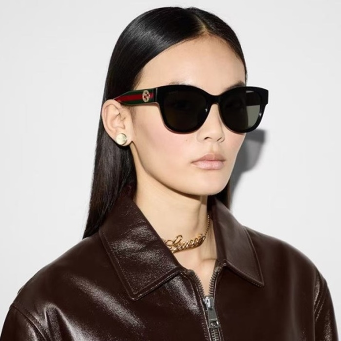 グッチレディースバターフライサングラス-c5935