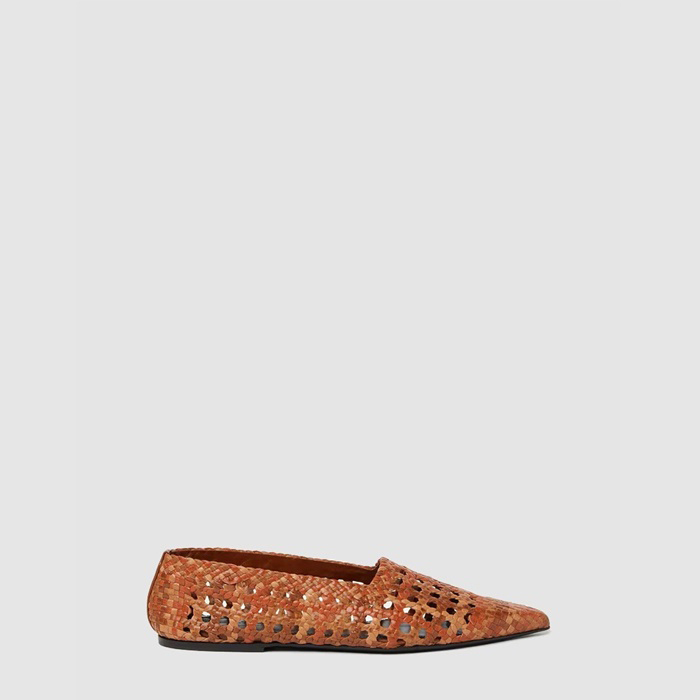 ロロピアーナレディースフラットバレエシューズs6566