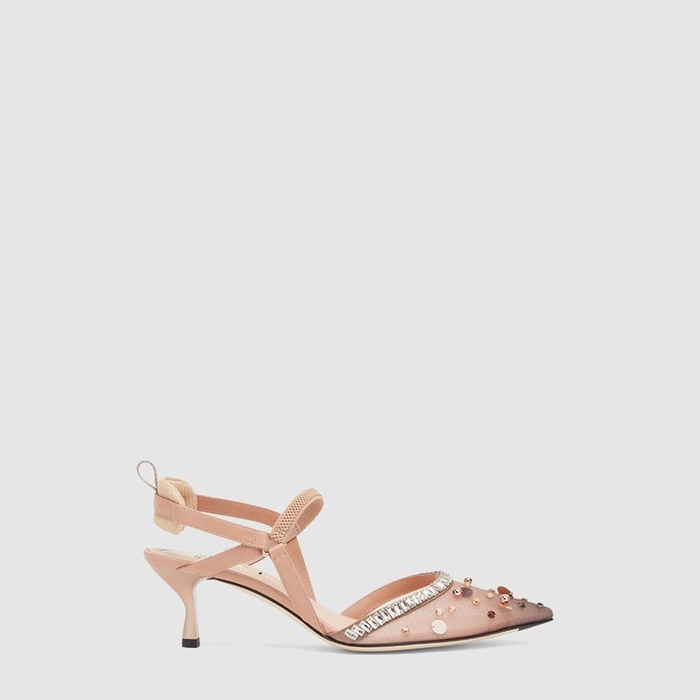 ェンディレディースコリブリミディアムヒールスリングバッグs6742