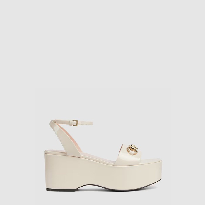 グッチレディースホースビットプラットフォームサンダルs6804