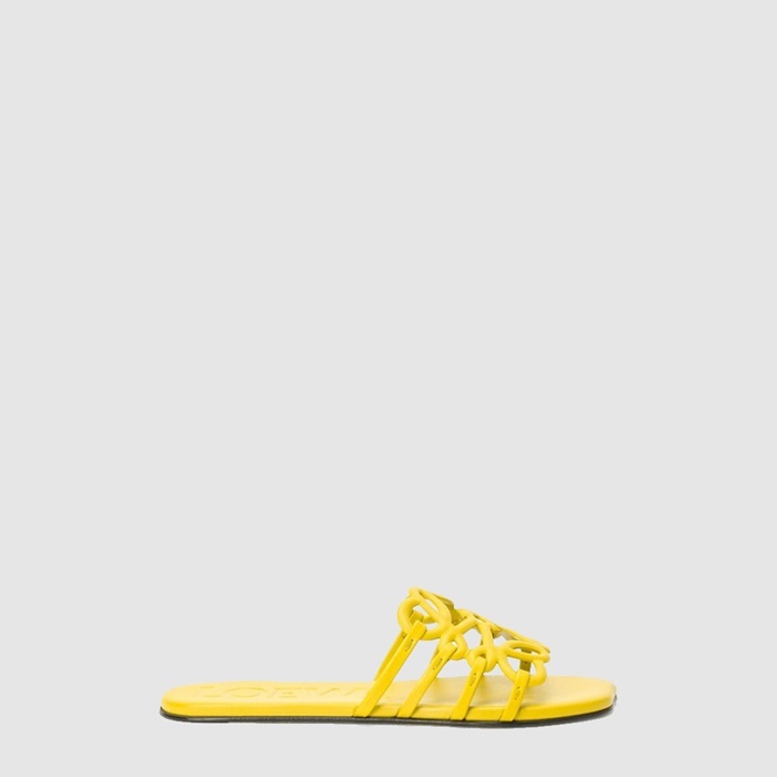 ロエベレディースペタルアナグラムスライドs6960