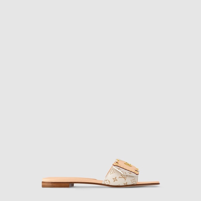 ルイヴィトンレディースフレームフラットミュールs7018