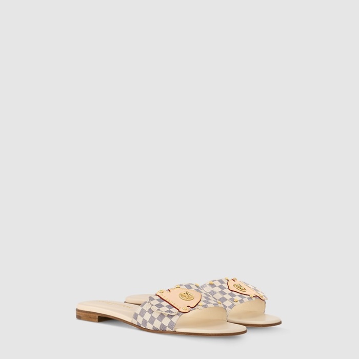 ルイヴィトンレディースフレームフラットミュールs7021