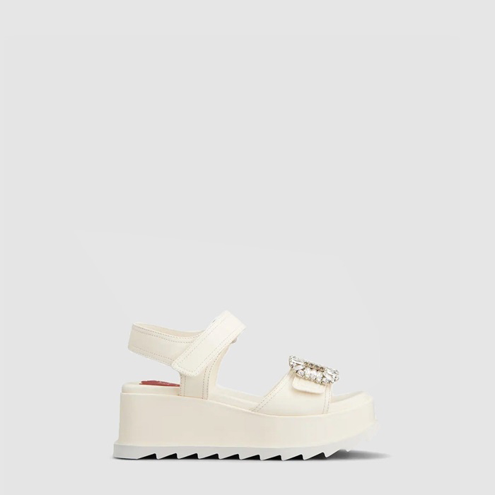 ロジェヴィヴィエレディーススライディーヴィヴィウェッジサンダルs7024