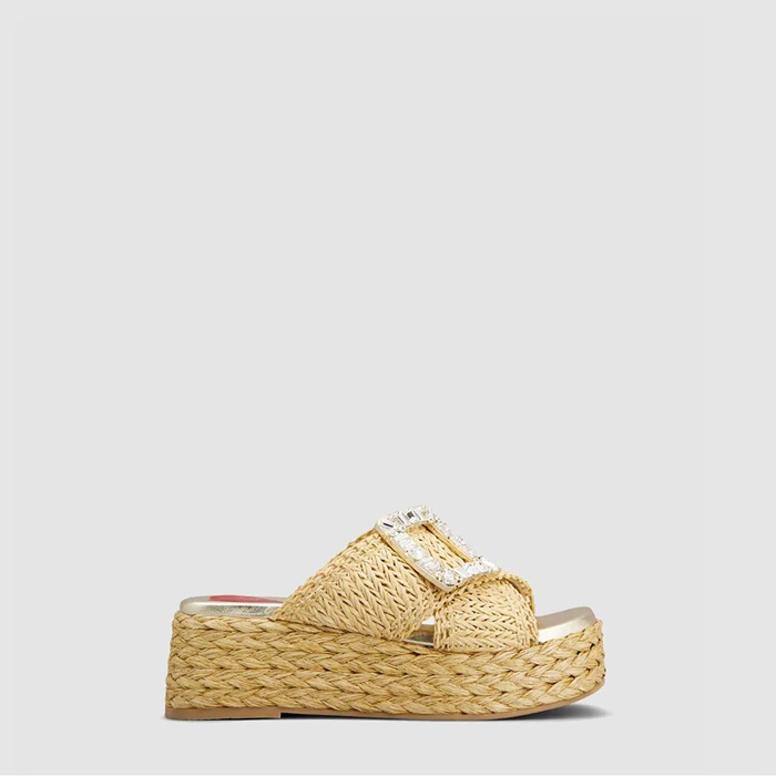 ロジェヴィヴィエレディースウェッジミュールs7026