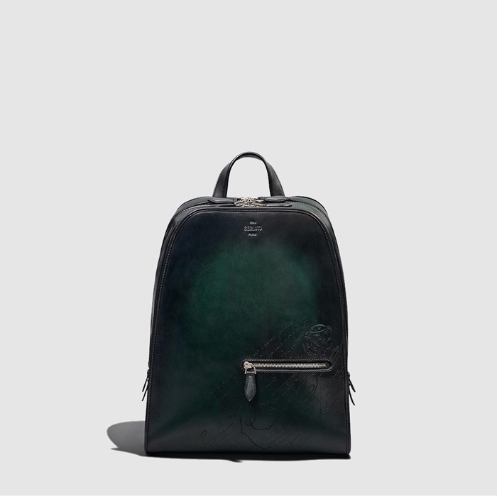 ベルルッティメンズレザーバックパックb8011