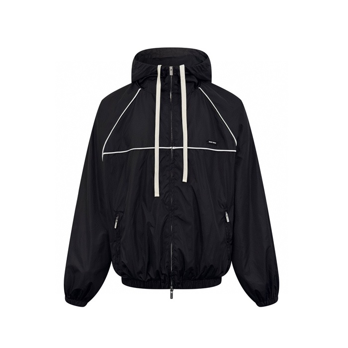 ミュウミュウメンズフードジャケットc7804