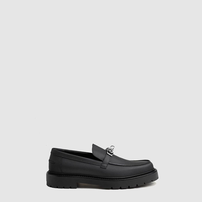 エルメスメンズアイコンローファーs7219