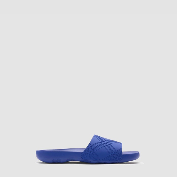 バーバリーメンズエンボスチェックダイブスライドs7261