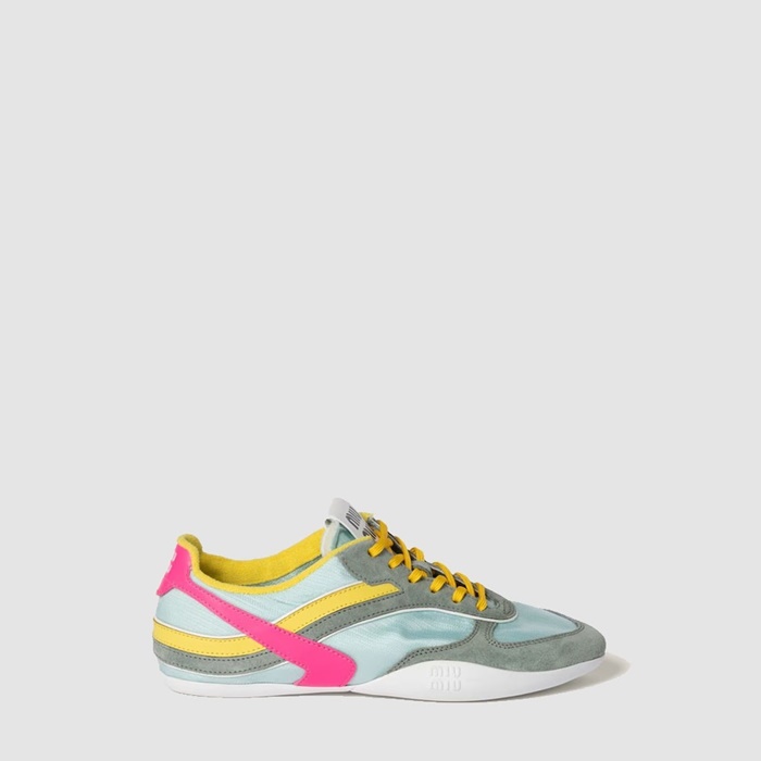 ミュウミュウメンズスエードスニーカーs7389