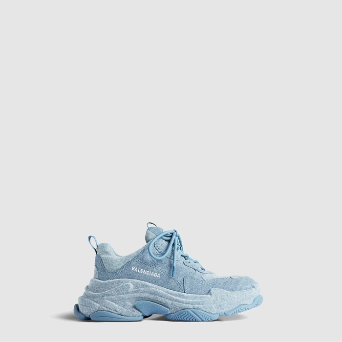 バレンシアガメンズトリプルデニムスニーカーs7517