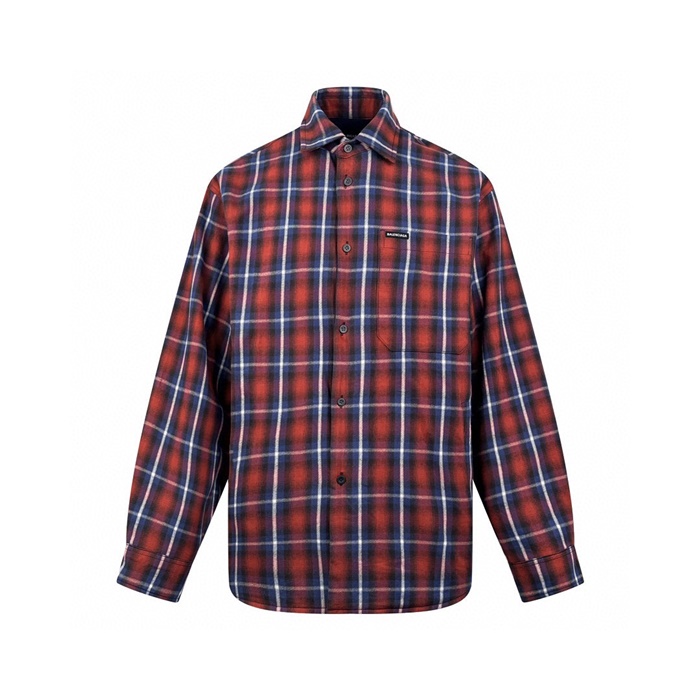 バレンシアガメンズチェックシャツc7904