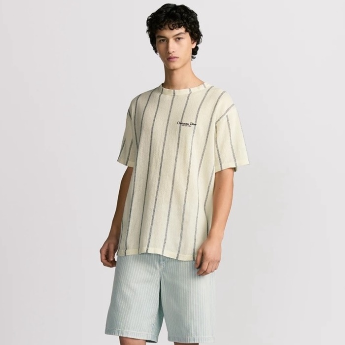 ディオールメンズラウンド半袖Tシャツc7921