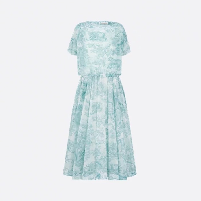 ディオールレディースディオールリヴィエラフレアミディドレスc7957