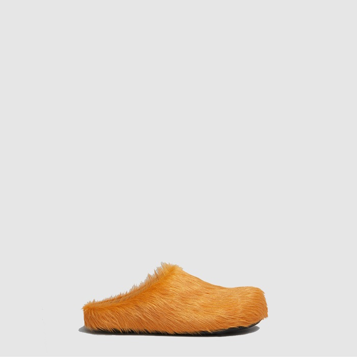 マルニメンズロングヘア子牛レザーパース・ヴェットサボs7540