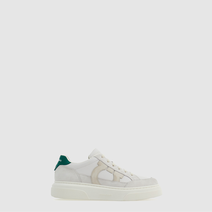 サルヴァトーレフェラガモガンチーニアウトラインローカットスニーカー-s7606