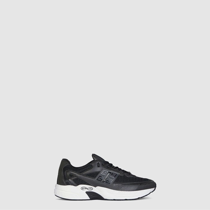 ジバンシィメンズメッシュ合成レザーランナーs7690