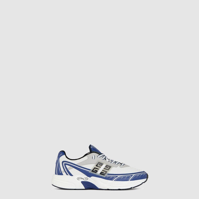 ジバンシィメンズメッシュ合成レザーランナーs7692