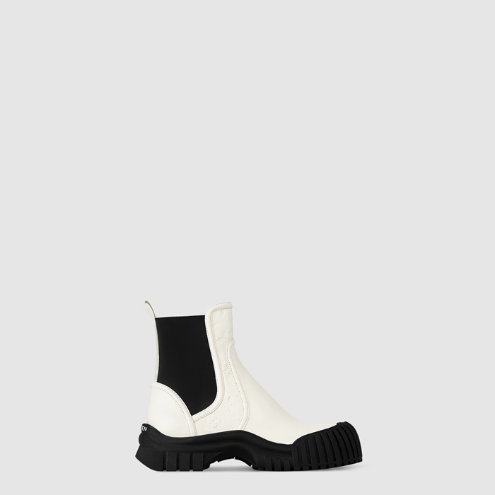 ルイヴィトンレディースルビーフラットアンケルブーツs7840