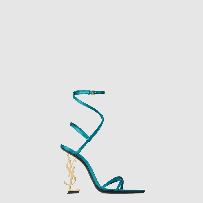 サンローランレディースサテンクレープサンダルs8019