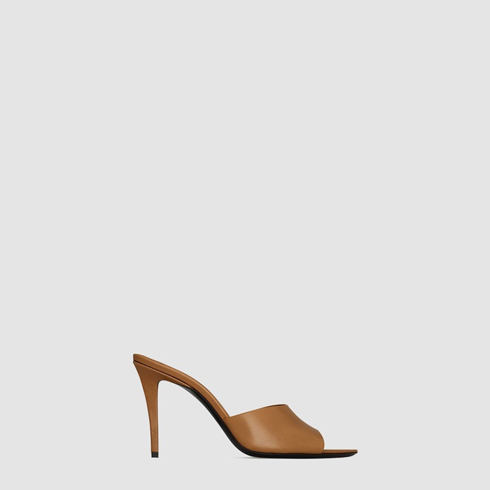 サンローランレディーススムースロミーミュールs8041