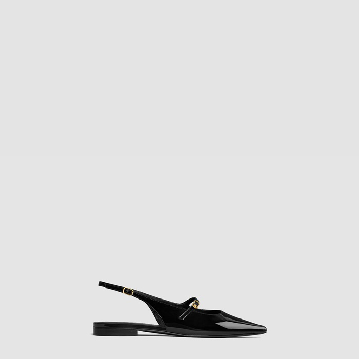 セリーヌレディースジュディフラットスリングバッグパテント"カーフスキンs8060