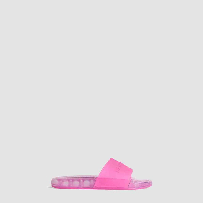 バレンシアガレディースプルトランスペアレントスライドサンダルs8068