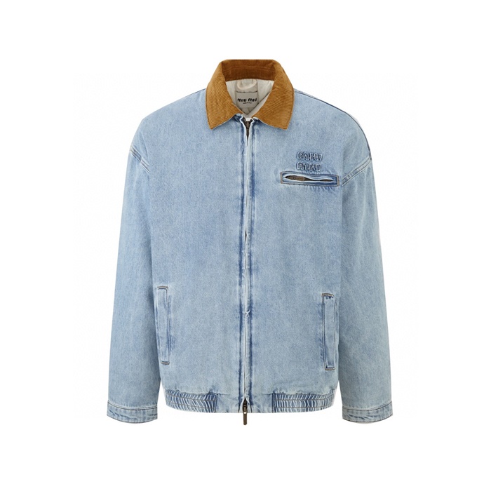 ミュウミュウメンズデニムジャケットc7985