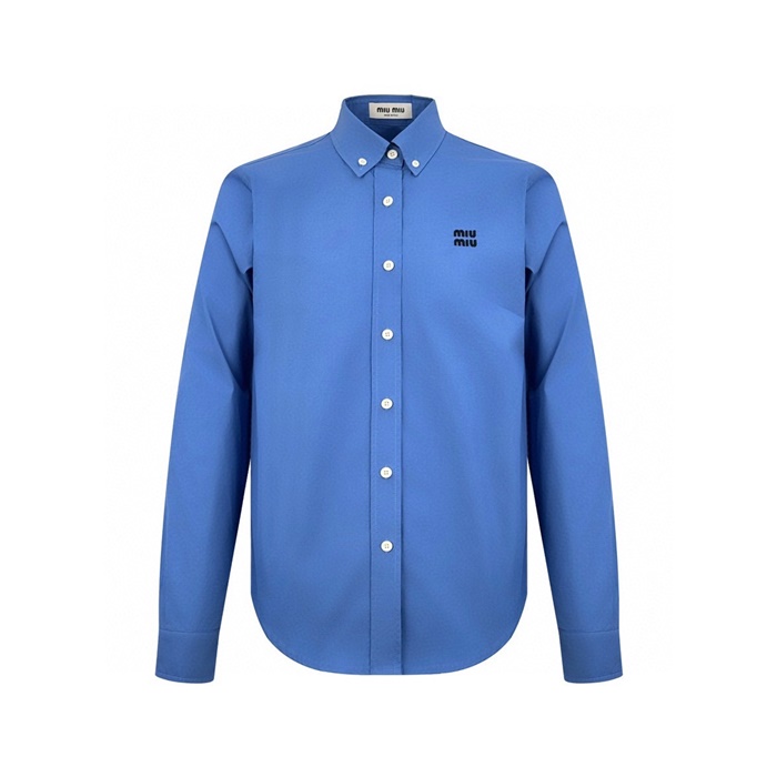 ミュウミュウユニセックスモダンシャツc7996