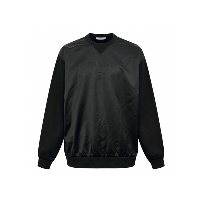 プラダメンズラウンド長袖Tシャツc8000