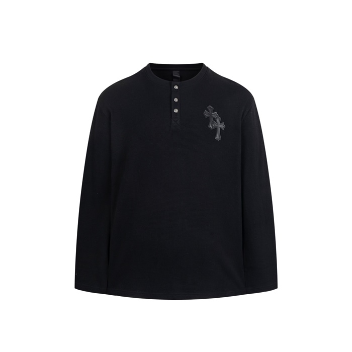 クロムハーツメンズラウンド長袖Tシャツc8007