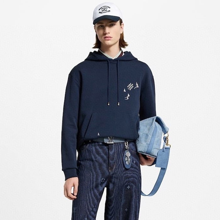 ルイヴィトンメンズクラシックフーディc8012