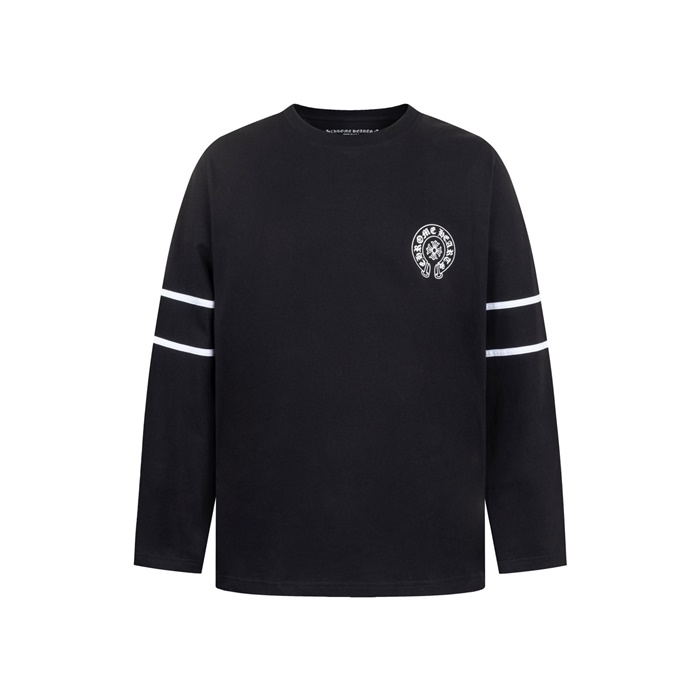 クロムハーツメンズラウンド長袖Tシャツc8019