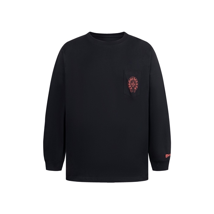 クロムハーツメンズラウンド長袖Tシャツc8020