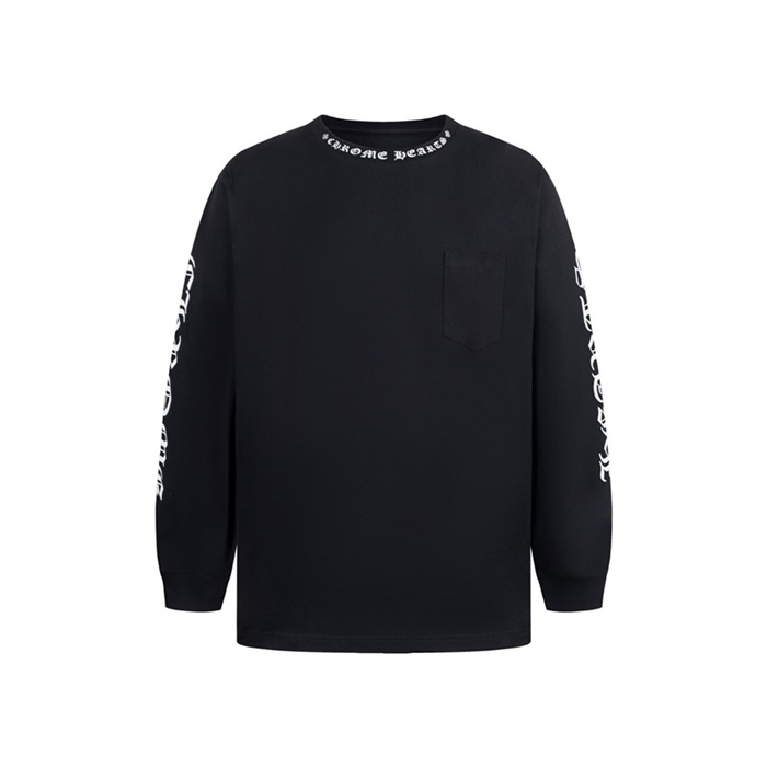 クロムハーツメンズラウンド長袖Tシャツc8023