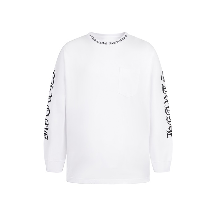 クロムハーツメンズラウンド長袖Tシャツc8024