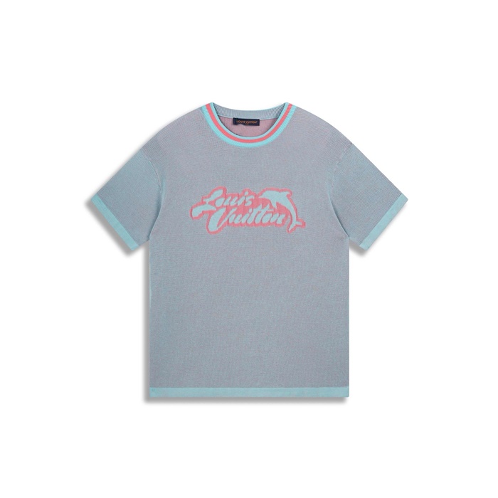 ルイヴィトンメンズラウンド半袖Tシャツc8027