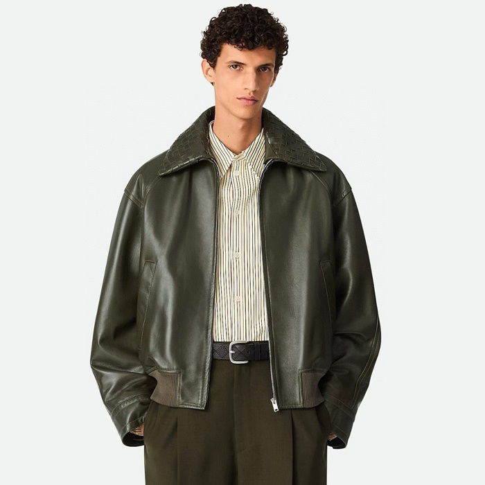 ボッテガヴェネタメンズレザージャケットc8043