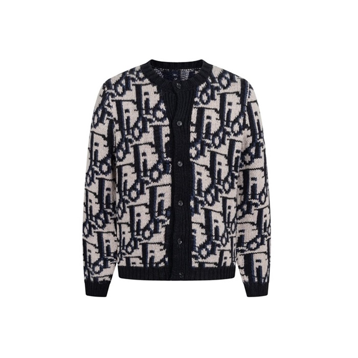 ディオールメンズクルーネックカーディガンc8048